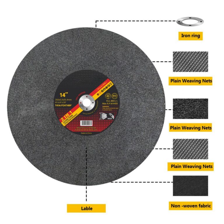 Disco de corte de metal de 350 mm